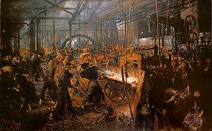 La fábrica de laminado de hierro de Adolph Menzel