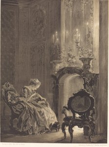 Mujer ante el fuego