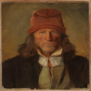 Retrato de un agricultor de Vossevangen
