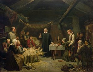 El cazador de osos enfermo. El Último Sacramento