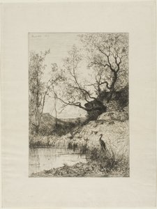 Un estanque cerca de Rousillon