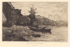 Orillas del lago de Bourget de Adolphe Appian