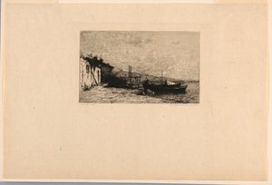 Cabaña de pescadores (Costas de Italia)