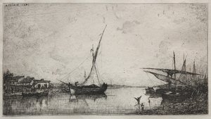 Canal at Martiques de Adolphe Appian