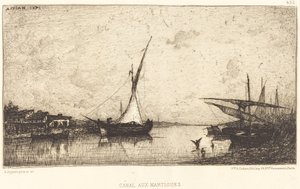 Canal en Martiques de Adolphe Appian