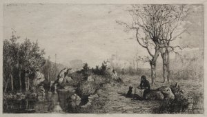 Orilla de un arroyo en Rossillon