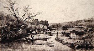 Fuente del río Albarine de Adolphe Appian