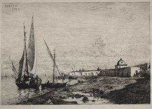 El puerto de San Remo, 1878 de Adolphe Appian