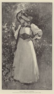 El jardín de Amrei, de la pintura en la Exposición de Invierno de la Real Sociedad de Artistas Británicos de Adolphe Birkenruth