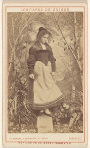 Trajes de Suiza. Cantón de Berna (Simmenthal) de Adolphe Braun