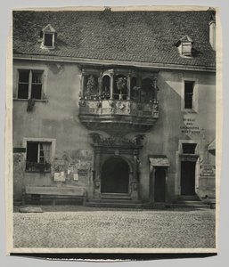Fachada alsaciana, caseta de vigilancia en Colmar de Adolphe Braun