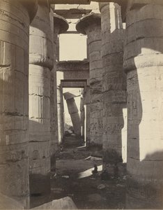 Alto Egipto, Sala Hipóstila en Karnak, ca. 1870