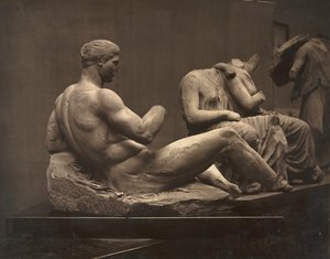 Esculturas del Partenón, Museo Británico, c. 1870s de Adolphe Braun