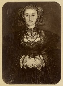 [«La esposa de Enrique VIII», de Hans Holbein, Museo del Louvre] de Adolphe Braun