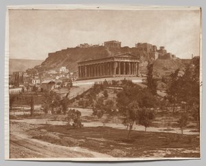 Vista de la Acrópolis de Adolphe Braun and Co.