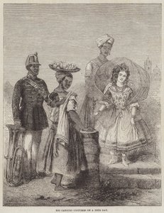 Trajes de Río de Janeiro en un día de fiesta de Adolphe DHastrel