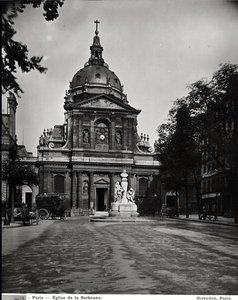 Iglesia de la Sorbona construida por Jacques Lemercier (c.1585-1654) en 1635-53 de Adolphe Giraudon