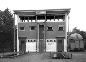 Casa egipcia, Exposición Universal, París, 1889 de Adolphe Giraudon