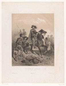 General Giuseppe Garibaldi como comandante en la Batalla de Varese Le General Garibaldi (título sobre objeto) de Adolphe Jean Baptiste Bayot
