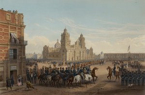 Entrada del General Scott en México de Adolphe Jean Baptiste Bayot