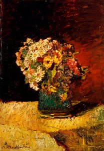 Un Jarrón de Flores