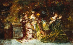 Fiesta Galante de Adolphe Joseph Thomas Monticelli