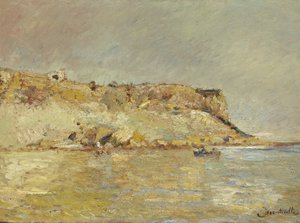 Kustgebergte de Adolphe Joseph Thomas Monticelli