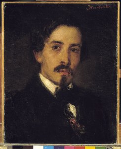 Presunto retrato del pintor Ferdinand Viola, 1859 de Adolphe Joseph Thomas Monticelli