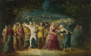 Procesión a la luz de las antorchas
