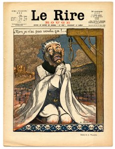 Portada de La Risa Roja, Satírico en Colores de Adolphe Leon Willette