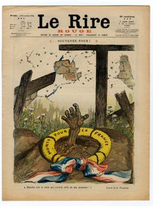 Portada de "La Risa Roja", Satírico en Colores