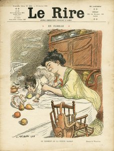 Ilustración de Adolphe dit Willette para la portada de Le Lire de Adolphe Leon Willette