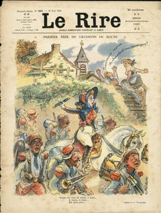 Ilustración de Adolphe dit Willette para la portada de Le Lire