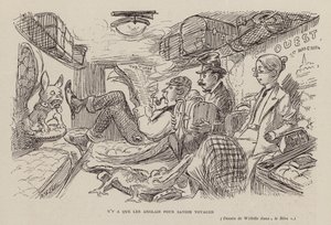 Sólo los ingleses saben viajar (litografía)