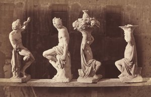 Cuatro Estatuas, c. 1868 de Adolphe Terris