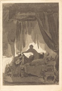 La Gioconda de Adolphe Théodore Jules Martial Potémont after Jean Honoré Fragonard