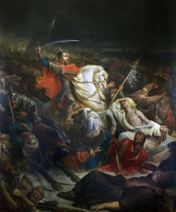 La batalla de Kulikovo (1849) de Adolphe Yvon