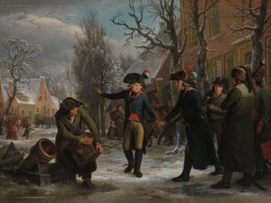 El general Daendels se despide del teniente coronel Krayenhoff
El general Daendels se despide del teniente coronel Krayenhoff