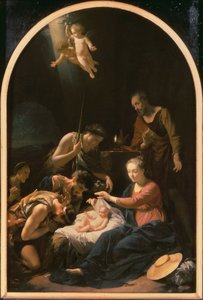 Adoración de los pastores, 1703 de Adriaan van der Werff
