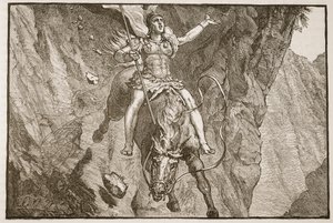 El sacrificio de Curcio de Adriaen Brouwer