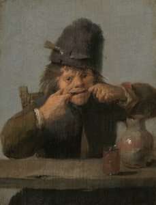 Joven haciendo una mueca, c. 1632-1635 de Adriaen Brouwer