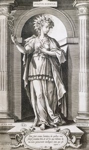 Alegoría de las ciencias, de Adriaen Collaert (hacia 1560-1618).