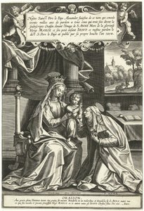Anna en tríos de Adriaen Collaert