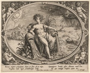 Aqua (Agua) de Adriaen Collaert