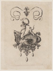 Diseños de colgantes con monstruos marinos de Adriaen Collaert