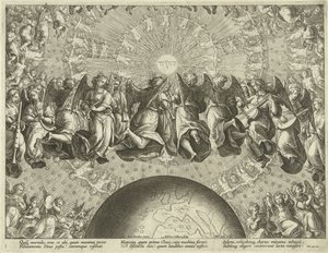 La respuesta de Dios a Job Ángeles músicos, serafines y querubines Elogio a la música (título de la serie) Encomium Musices (título de la serie)