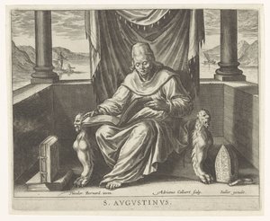 Padre de la Iglesia Agustín Los cuatro padres de la iglesia (título de la serie)