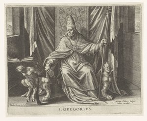 Padre de la Iglesia Gregorio Los cuatro padres de la iglesia (título de la serie)