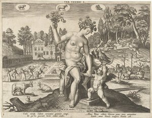 Primavera Ver veneris. (título en el objeto) Las cuatro estaciones (título de la serie)