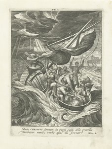 Tormenta en el Mar de Galilea Vida de Cristo (título de la serie) Vita I. Christi (título de la serie)